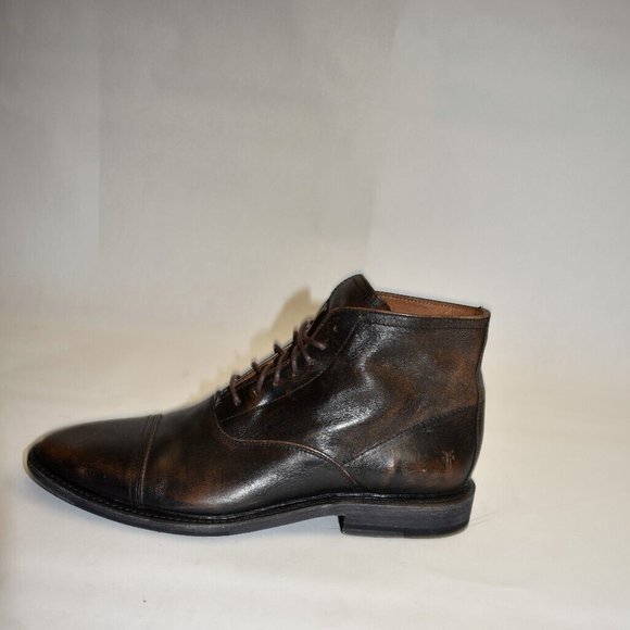New! Paul Lace Up Boot Dark Brown Black Size 8.5 3480433 DD286 main image 5
